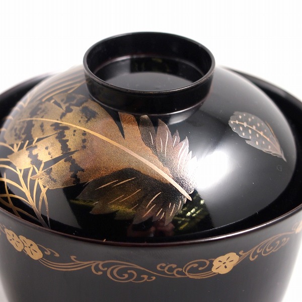 羽蒔絵吸物椀 10客組」 | 京都祇園の古美術、古陶磁、作家もの、民藝