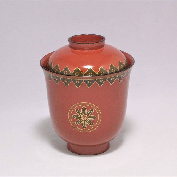 時代漆器 骨董 木製 蒔絵 春正 塗椀 吸物椀10客 美品-